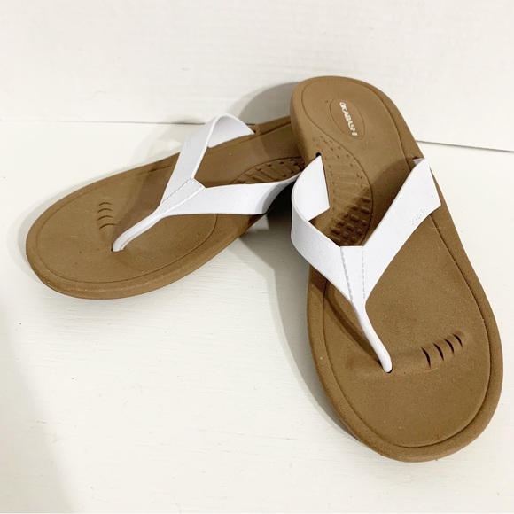 Okabashi Breeze Flip Flop Thong Sandal Contoured Footbed Arch Support Waterproof - Picture 4 of 11
